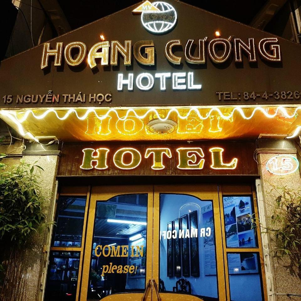 Hoang Cuong Hotel 15 Nguyen Thai Hoc Hanoi Exteriör bild